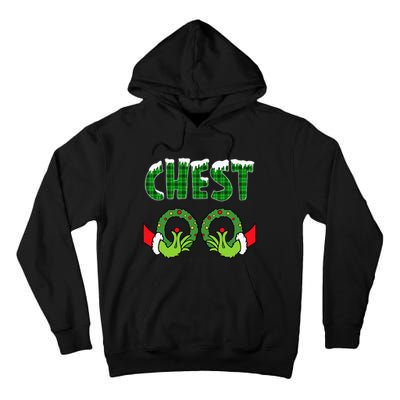 chest nuts christmas   matching couple chestnuts  Tall Hoodie