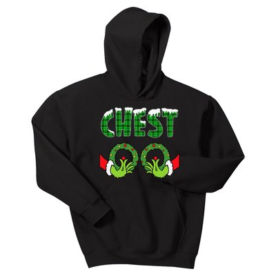 chest nuts christmas   matching couple chestnuts  Kids Hoodie