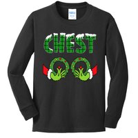 chest nuts christmas   matching couple chestnuts  Kids Long Sleeve Shirt