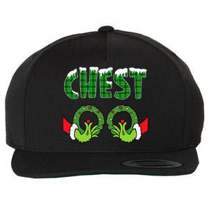 chest nuts christmas   matching couple chestnuts  Wool Snapback Cap