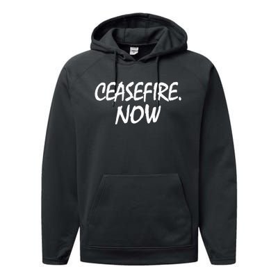 Ceasefire NOW Performance Fleece Hoodie