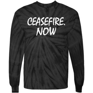 Ceasefire NOW Tie-Dye Long Sleeve Shirt