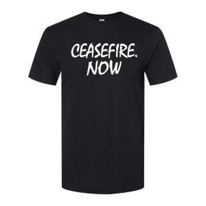 Ceasefire NOW Softstyle CVC T-Shirt