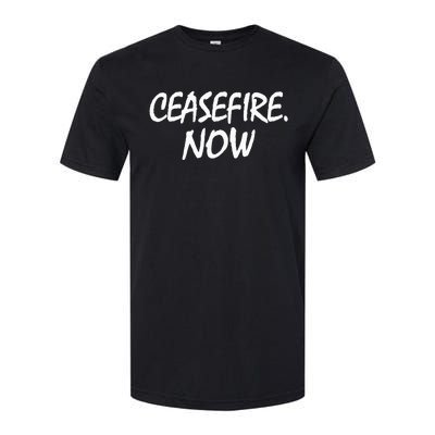 Ceasefire NOW Softstyle® CVC T-Shirt