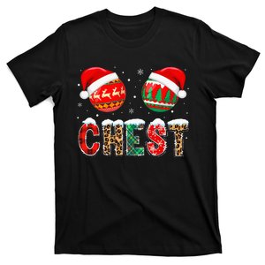 Chest Nuts Couple Christmas Pajama Gift  T-Shirt