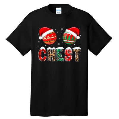 Chest Nuts Couple Christmas Pajama Gift  Tall T-Shirt