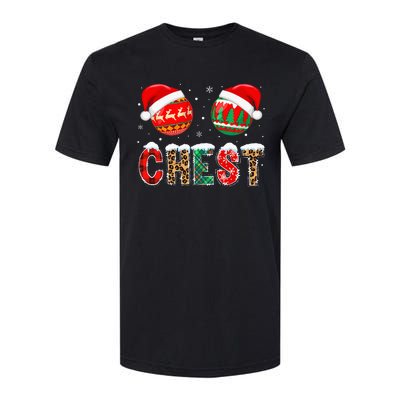 Chest Nuts Couple Christmas Pajama Gift  Softstyle CVC T-Shirt