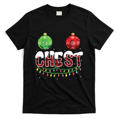 Chest Nuts Christmas Shirts Funny Matching Couple Chestnuts T-Shirt