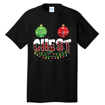 Chest Nuts Christmas Shirts Funny Matching Couple Chestnuts Tall T-Shirt