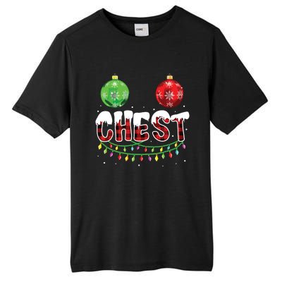 Chest Nuts Christmas Shirts Funny Matching Couple Chestnuts Tall Fusion ChromaSoft Performance T-Shirt