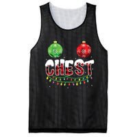 Chest Nuts Christmas Shirts Funny Matching Couple Chestnuts Mesh Reversible Basketball Jersey Tank