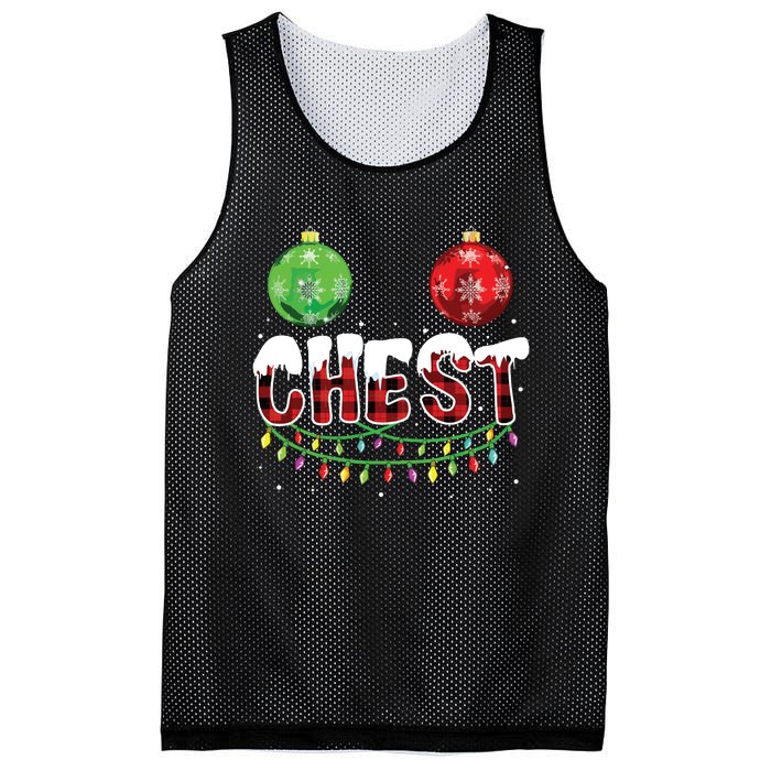 Chest Nuts Christmas Shirts Funny Matching Couple Chestnuts Mesh Reversible Basketball Jersey Tank