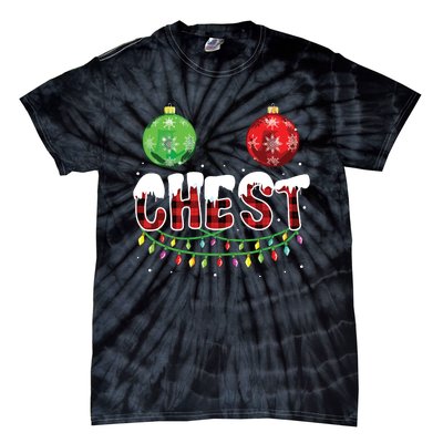 Chest Nuts Christmas Shirts Funny Matching Couple Chestnuts Tie-Dye T-Shirt