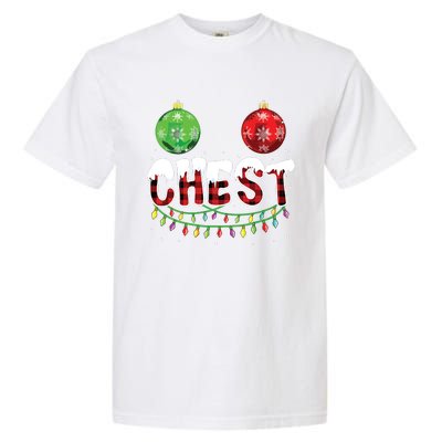 Chest Nuts Christmas Shirts Funny Matching Couple Chestnuts Garment-Dyed Heavyweight T-Shirt