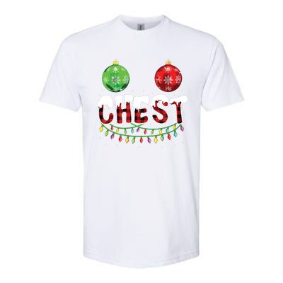 Chest Nuts Christmas Shirts Funny Matching Couple Chestnuts Softstyle CVC T-Shirt