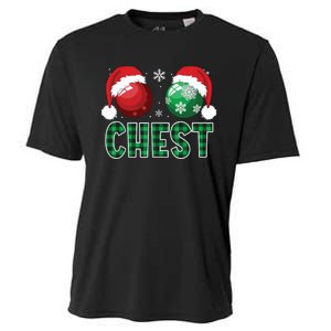 Chest Nuts Christmas Shirts Funny Matching Couple Chestnuts Cooling Performance Crew T-Shirt