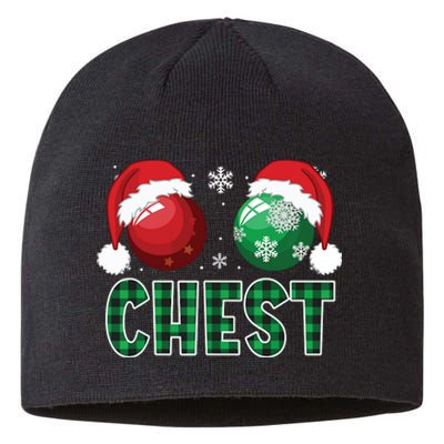 Chest Nuts Christmas Shirts Funny Matching Couple Chestnuts Sustainable Beanie