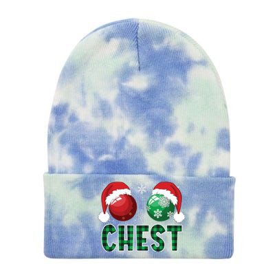 Chest Nuts Christmas Shirts Funny Matching Couple Chestnuts Tie Dye 12in Knit Beanie