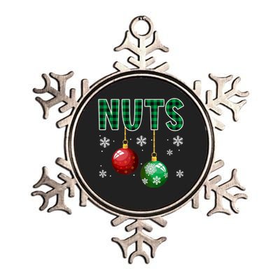 Chest Nuts Christmas  Matching Couple Chestnuts Metallic Star Ornament