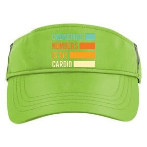 Crunching Numbers CPA Accounting Accountant Adult Drive Performance Visor