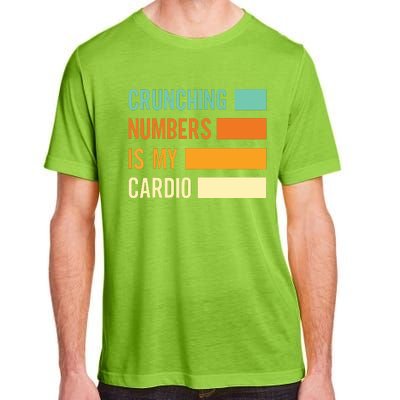 Crunching Numbers CPA Accounting Accountant Adult ChromaSoft Performance T-Shirt