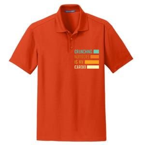 Crunching Numbers CPA Accounting Accountant Dry Zone Grid Polo