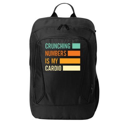 Crunching Numbers CPA Accounting Accountant City Backpack