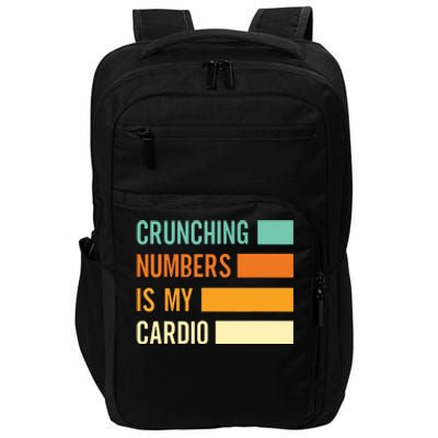 Crunching Numbers CPA Accounting Accountant Impact Tech Backpack