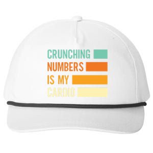 Crunching Numbers CPA Accounting Accountant Snapback Five-Panel Rope Hat