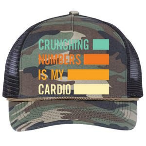 Crunching Numbers CPA Accounting Accountant Retro Rope Trucker Hat Cap