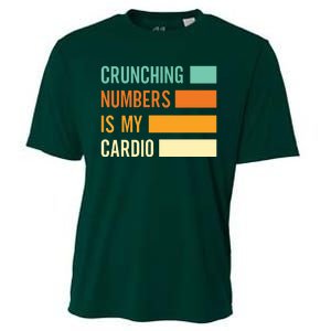 Crunching Numbers CPA Accounting Accountant Cooling Performance Crew T-Shirt