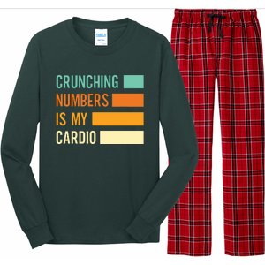 Crunching Numbers CPA Accounting Accountant Long Sleeve Pajama Set