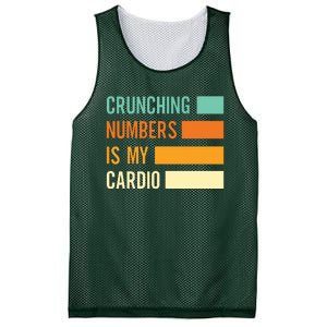 Crunching Numbers CPA Accounting Accountant Mesh Reversible Basketball Jersey Tank