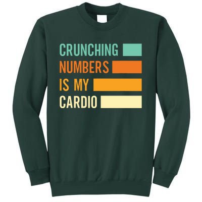 Crunching Numbers CPA Accounting Accountant Tall Sweatshirt