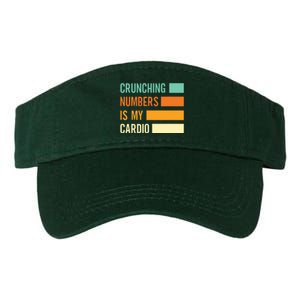 Crunching Numbers CPA Accounting Accountant Valucap Bio-Washed Visor