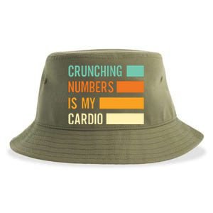 Crunching Numbers CPA Accounting Accountant Sustainable Bucket Hat