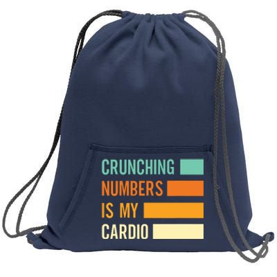 Crunching Numbers CPA Accounting Accountant Sweatshirt Cinch Pack Bag