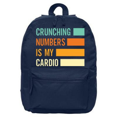 Crunching Numbers CPA Accounting Accountant 16 in Basic Backpack