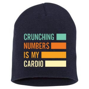 Crunching Numbers CPA Accounting Accountant Short Acrylic Beanie