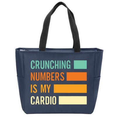 Crunching Numbers CPA Accounting Accountant Zip Tote Bag