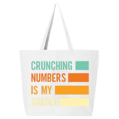 Crunching Numbers CPA Accounting Accountant 25L Jumbo Tote