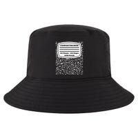 Composition Notebook Costume Matching Group Halloween Cool Comfort Performance Bucket Hat