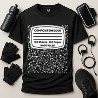 Composition Notebook Costume Matching Group Halloween Performance Shirt