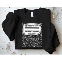 Composition Notebook Costume Matching Group Halloween Sweatshirt
