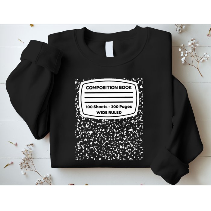 Composition Notebook Costume Matching Group Halloween Sweatshirt