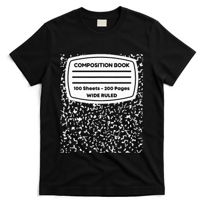 Composition Notebook Costume Matching Group Halloween T-Shirt