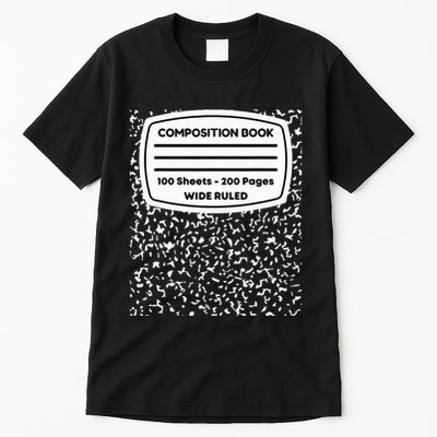 Composition Notebook Costume Matching Group Halloween Tall T-Shirt