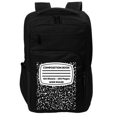 Composition Notebook Costume Matching Group Halloween Impact Tech Backpack