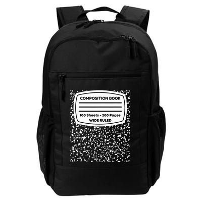 Composition Notebook Costume Matching Group Halloween Backpack
