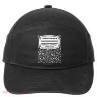 Composition Notebook Costume Matching Group Halloween 7-Panel Snapback Hat
